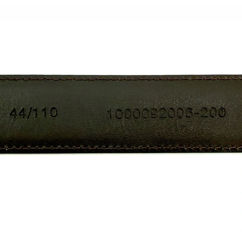 Brooks Brothers Dark Brown Pebbled‎ Leather Belt 44